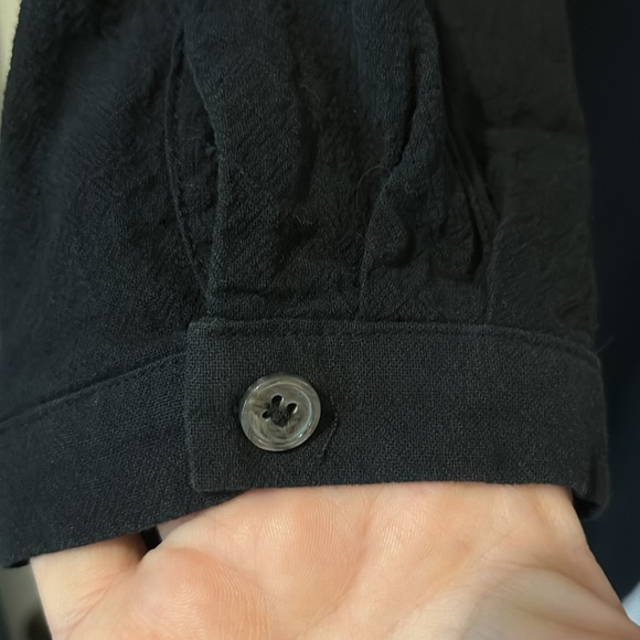 Auxo Collection XXL black 100% Cotton Light weight jacket/button up shirt. - Picture 6 of 7